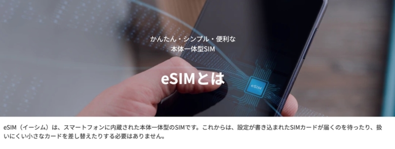 eSIMとは