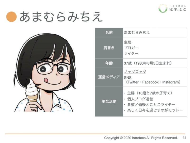 とことこライターあまむらさん