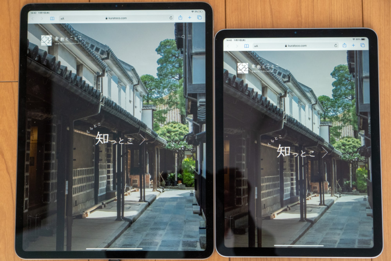 12.9インチiPad Proとの比較