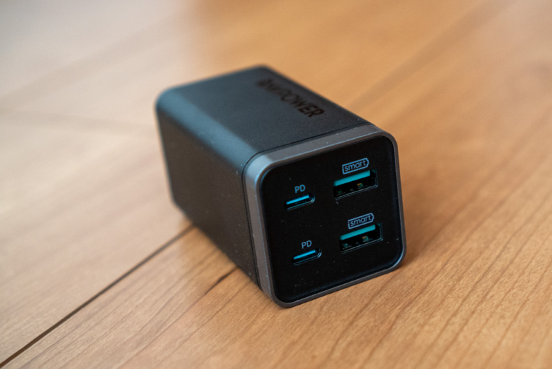 RAVPower「65W USB-PD対応 4ポート充電器 RP-PC136」レビュー