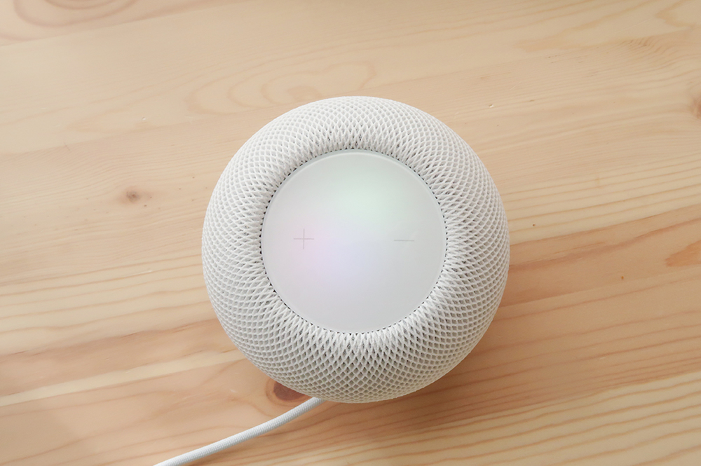 HomePod miniのカラフルな上面