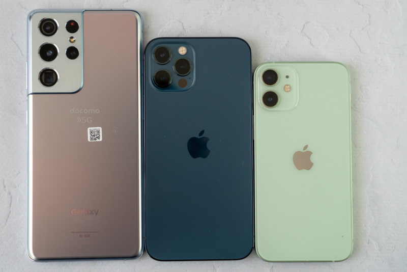 iPhoneと比較