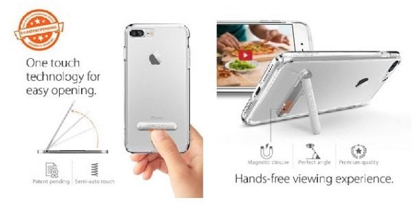 iPhone 7用最大の特徴は「キックスタンド内蔵」