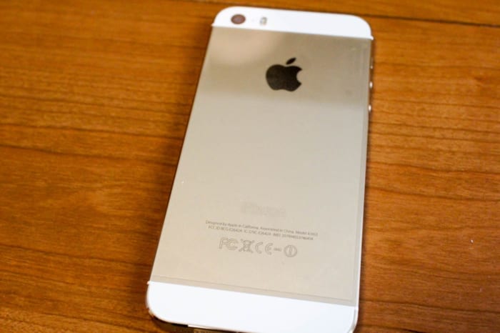 iPhone 5sゴールド