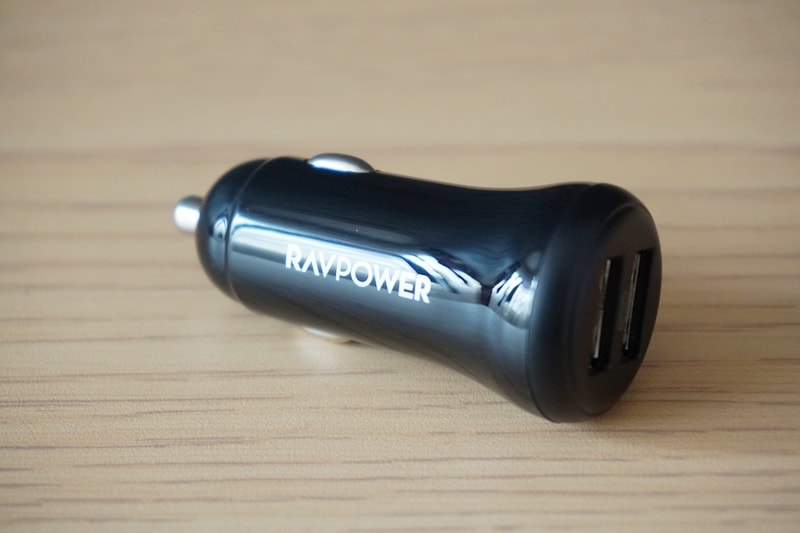 【RAVPower カーチャージャー シガーソケット USB 車載充電器】本体