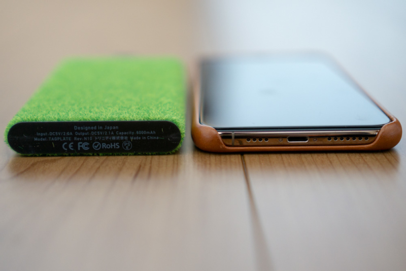 iPhone XS Maxと厚みの比較