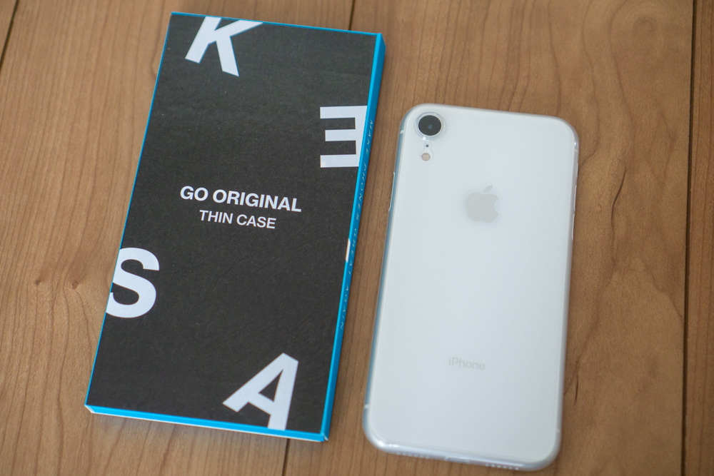 KASE「Go Original iPhone XRスリムケース」レビュー