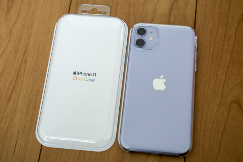 iPhone 11用「Apple純正クリアケース」レビュー。高いけど他社ケースと