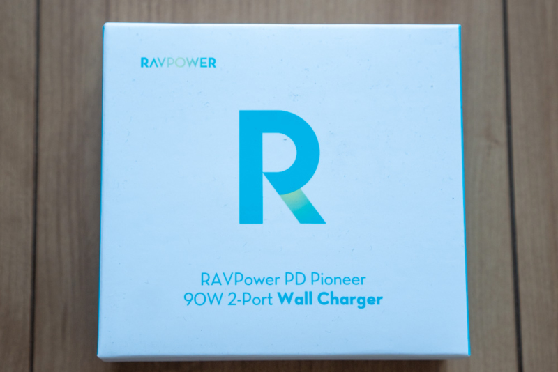 RAVPower「90W USB-C充電器 RP-PC128」パッケージ