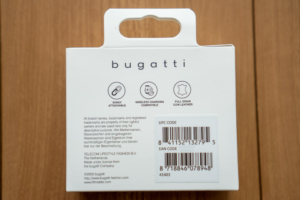 bugatti Veneziaパッケージ裏面