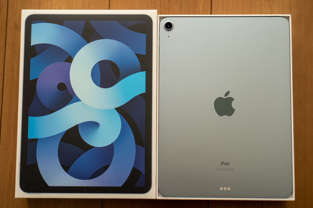 iPad Air 第4世代 スカイブルー開封フォトレポート
